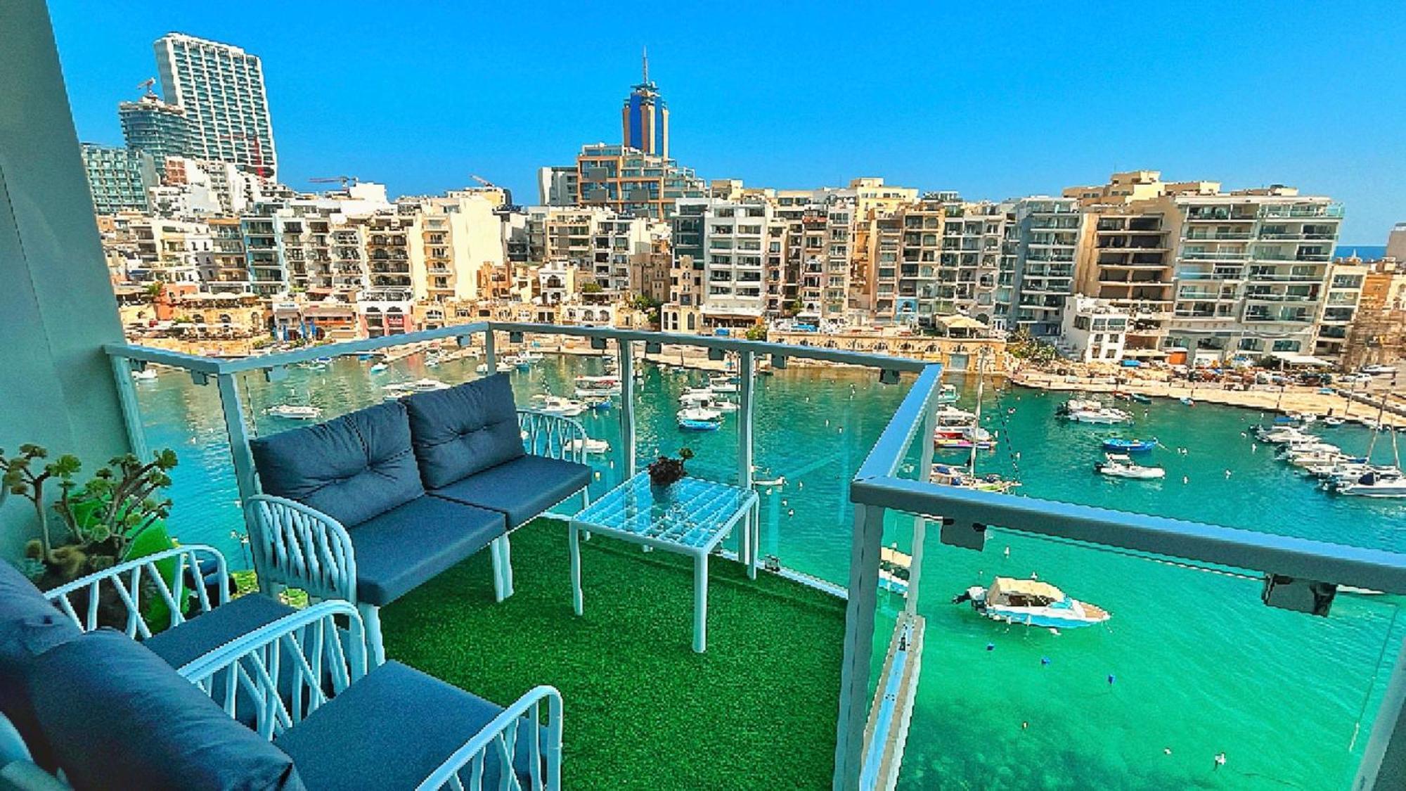 Saint Julian'sSpinola Bay Viewアパートメント エクステリア 写真